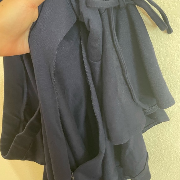 Venus Off The Shoulder Chocker Navy Blue Dress size 4 - Picture 8 of 9